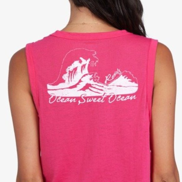 Ocean Sweet Ocean V-Neck Crop Top - Picture 4 of 7